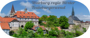 Warburg in de regio Höxter in het Teutoburger Woud